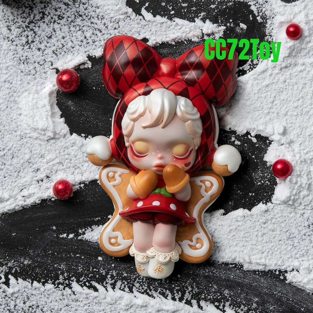 POP MART SKULLPANDA Wishing Time Series Figures, 9PCs Blind Box Figures, Random Design Action Figures Collectible Toys Home Decorations, Holiday Birthday Gifts, Whole Set - CC72Toy