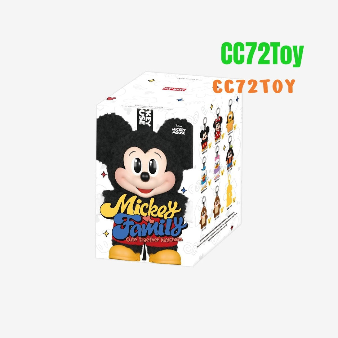 POP MART Mickey Family Cute Together Keychain Series Figures Blind Box - CC72Toy
