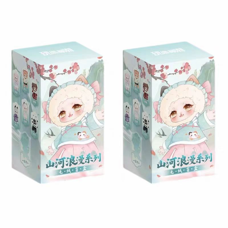 CALEMBOU Plush Doll Blind Box, Nagi Mountain and River Romance Series Mystery Blind Figure, Kawaii 1 of 6 Possible Collectibe Vinyl Plush Toys Birthday Gifts (Mountain and River Romance Series) - CC72Toy