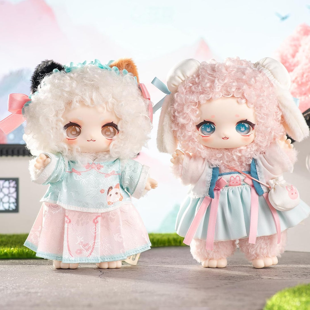 CALEMBOU Plush Doll Blind Box, Nagi Mountain and River Romance Series Mystery Blind Figure, Kawaii 1 of 6 Possible Collectibe Vinyl Plush Toys Birthday Gifts (Mountain and River Romance Series) - CC72Toy