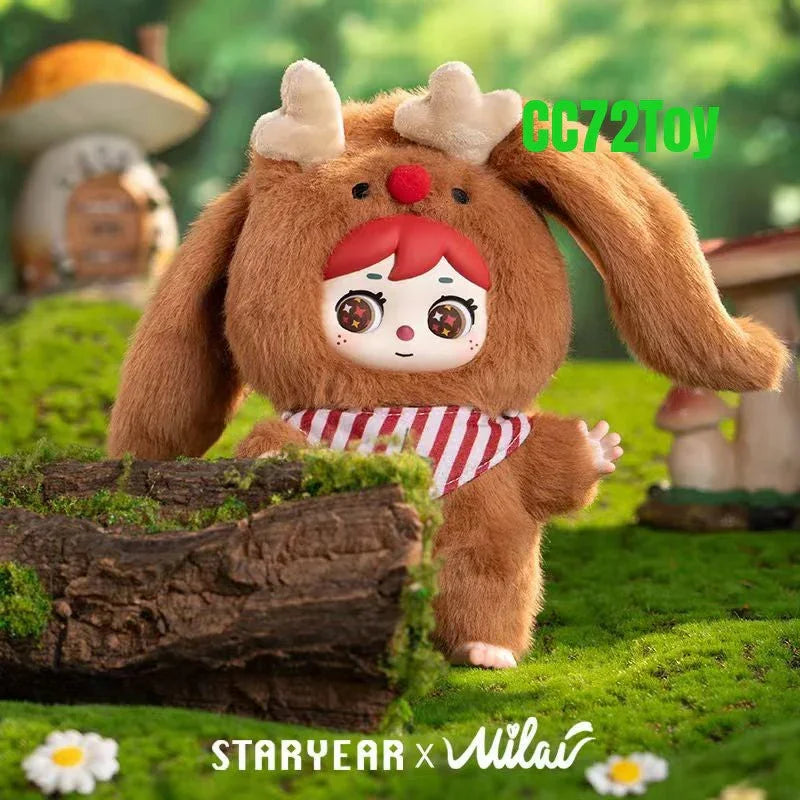 MILAI Plush Toy Milai Forest Invitation Long-Ear Series Blind Box - 6PCs Random Collectible Figures Whole Set - CC72Toy