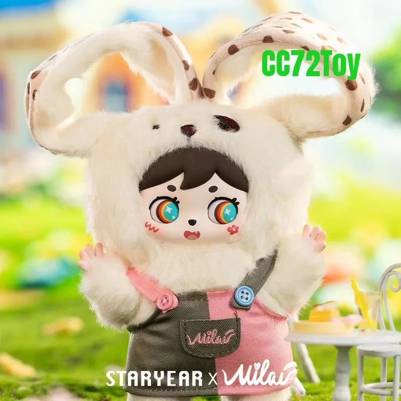 MILAI Plush Toy Milai Forest Invitation Long-Ear Series Blind Box - 6PCs Random Collectible Figures Whole Set - CC72Toy