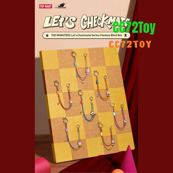 THE MONSTERS Let's Checkmate Series- Pendant Blind Box - CC72Toy
