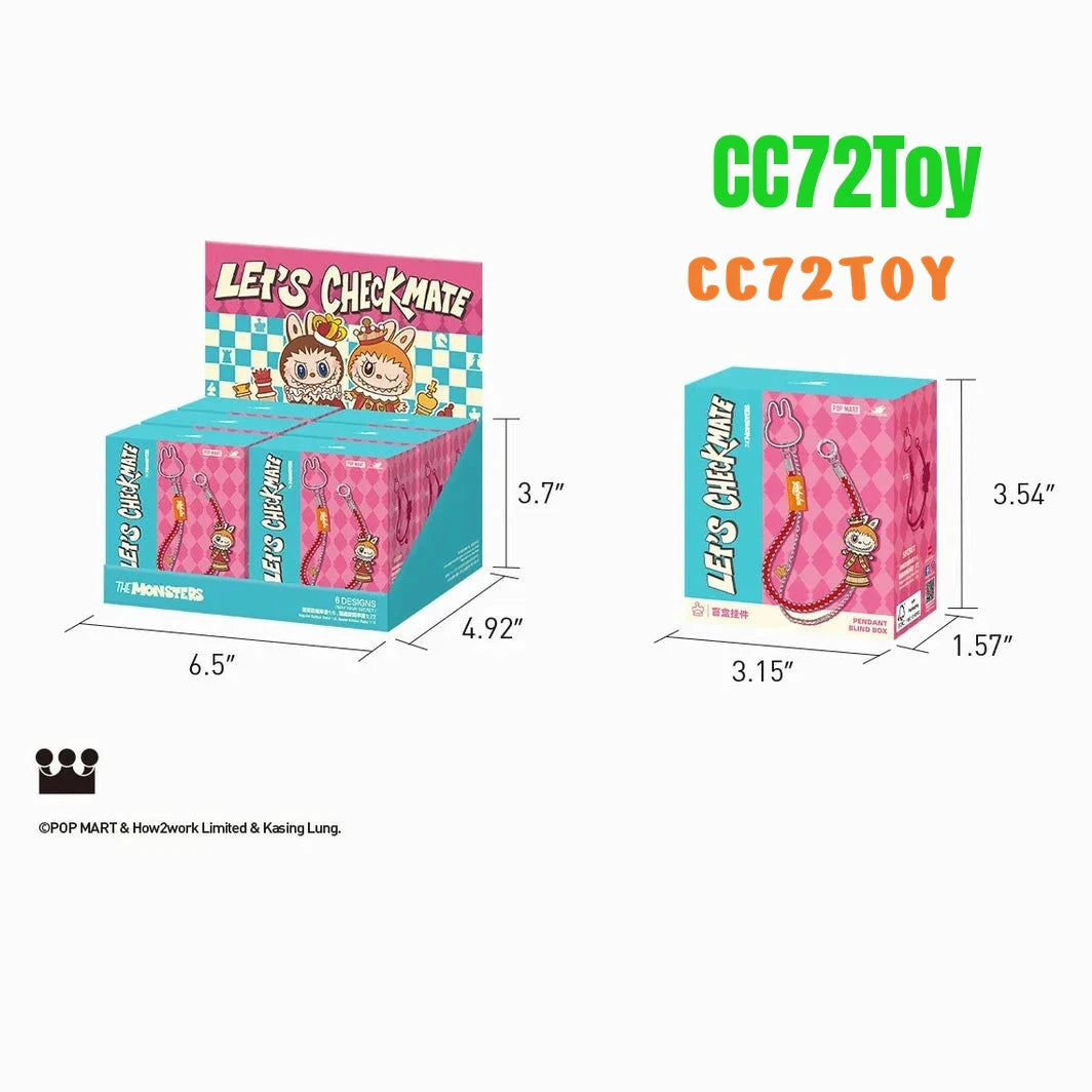 THE MONSTERS Let's Checkmate Series- Pendant Blind Box - CC72Toy