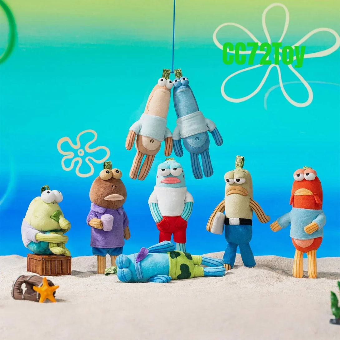 Popmart Spongebob Bikini Bottom Buddies - Whimsical Plush 6 Boxes/set - CC72Toy