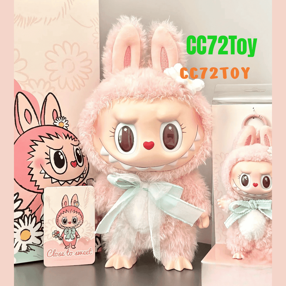 Labubu Mokoko Close to Sweet Vinyl Plush Doll Pendant Keychain Pre order - CC72Toy