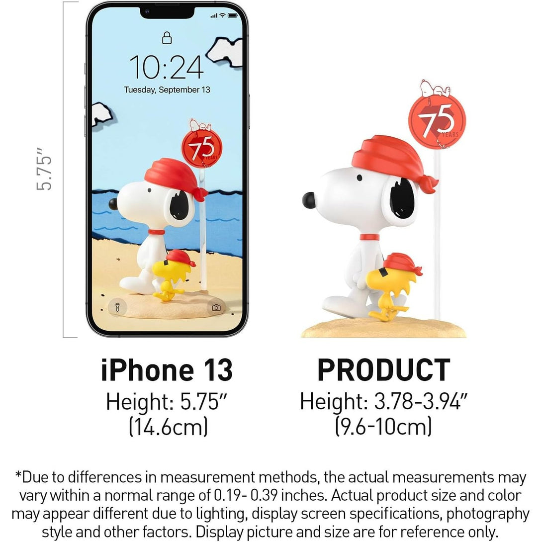 POP MART Peanuts 75th Anniversary Snoopy Comic Life Series Blind Box Figures, Random Design Action Figures Collectible Toys Home Decorations, Holiday Birthday Gifts for Girls and Boys, Single Box - CC72Toy