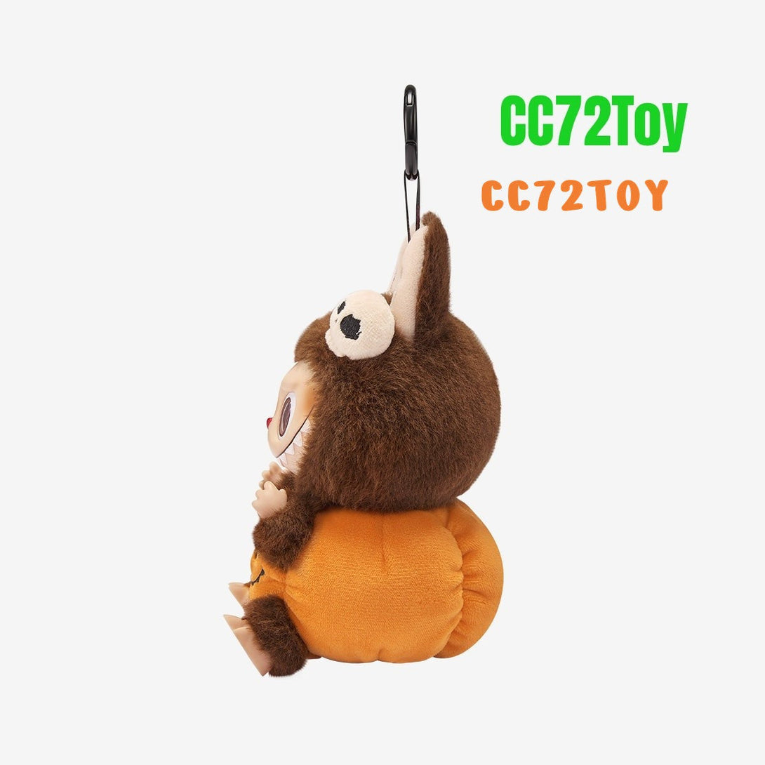 The Monsters Happy Halloween Party Series-Sitting Pumpkin Vinyl Plush Pendant, 5.91 inches Height, Toys for Modern Home Decor, Collectible Toy Set for Desk Accessories, 1PC - CC72Toy