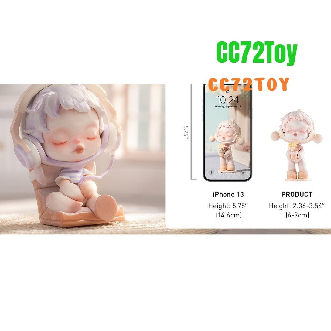 POP MART SKULLPANDA Warmth Series, SKULLPANDA Blind Box Figures, Random Design Action Figures Collectible Toys Home Decorations, Holiday Birthday Gifts for Girls and Boys, Single Box - CC72Toy