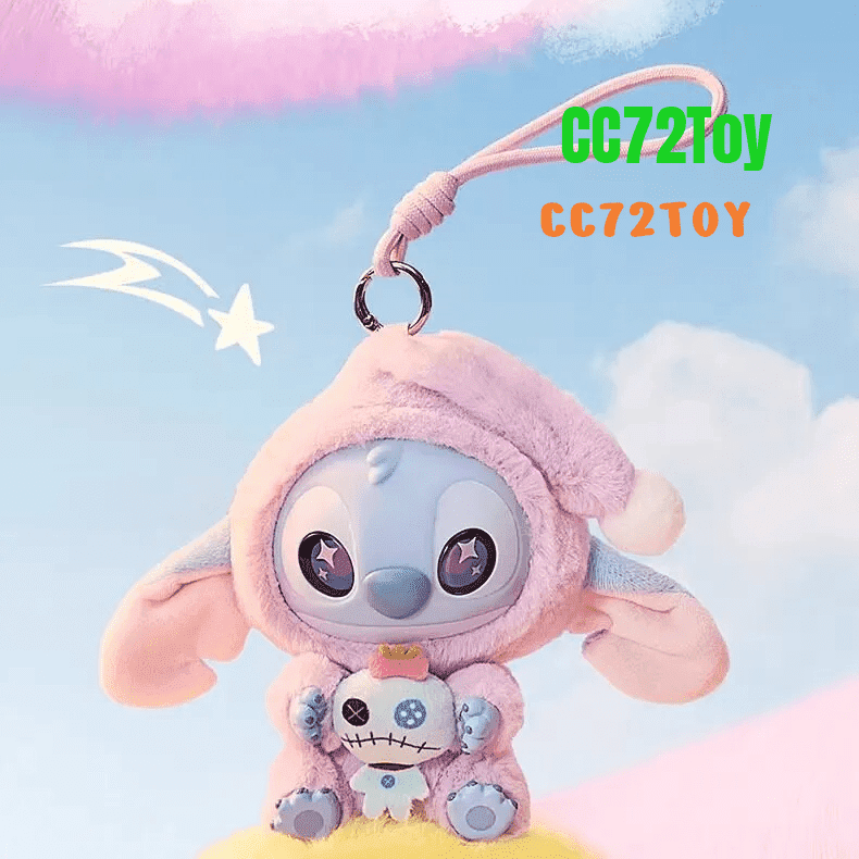Authentic Miniso Stitch Eat Something Before Sleep Series Vinyl Figure Blind Box - CC72Toy