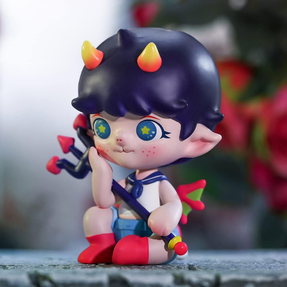 POP MART Zoe Flower Whispering Zodiac Series 3PC Exclusive Action Figure Box Toy Bulk Box Popular Collectible Art Toy Cute Figure Creative Gift, for Christmas Birthday Party Holiday - CC72Toy