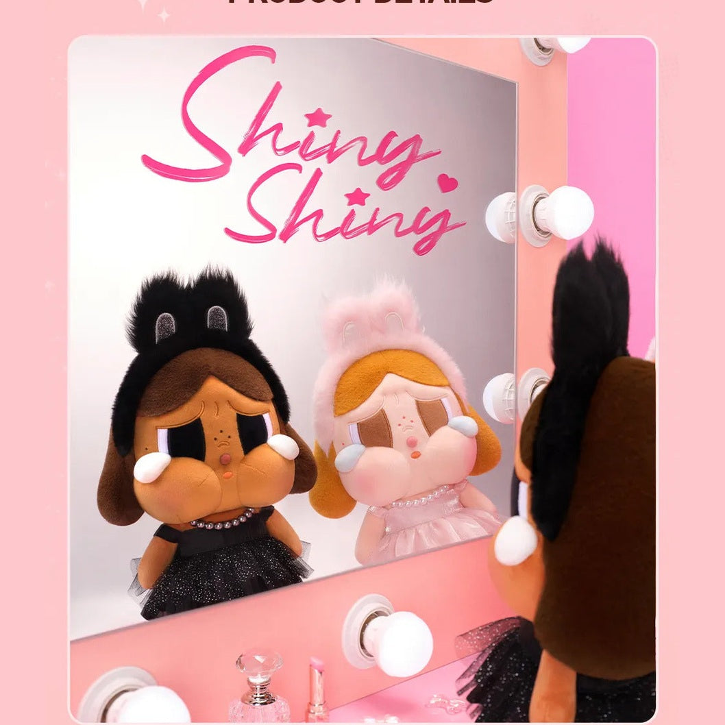 POP MART CRYBABY SHINY SHINY SERIES-Plush Doll (Pink/Black) - CC72Toy