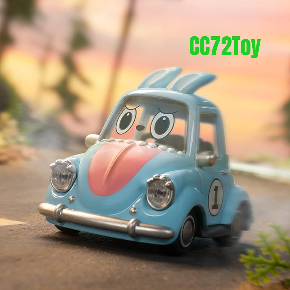 POP MART POPCAR Happy Weekend Series 9PC Exclusive Action Figure Box Toy Bulk Box Popular Collectible Art Toy Cute Figure Creative Gift, for Christmas Birthday Party Holiday - CC72Toy
