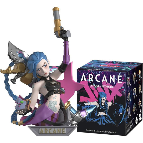 POP MART League of Legends: Arcane Series Figures Blind Box Figures, Random Design Action Figures Collectible Toys Home Decorations, Holiday Birthday Gifts for Girls and Boys, Single Box - CC72Toy