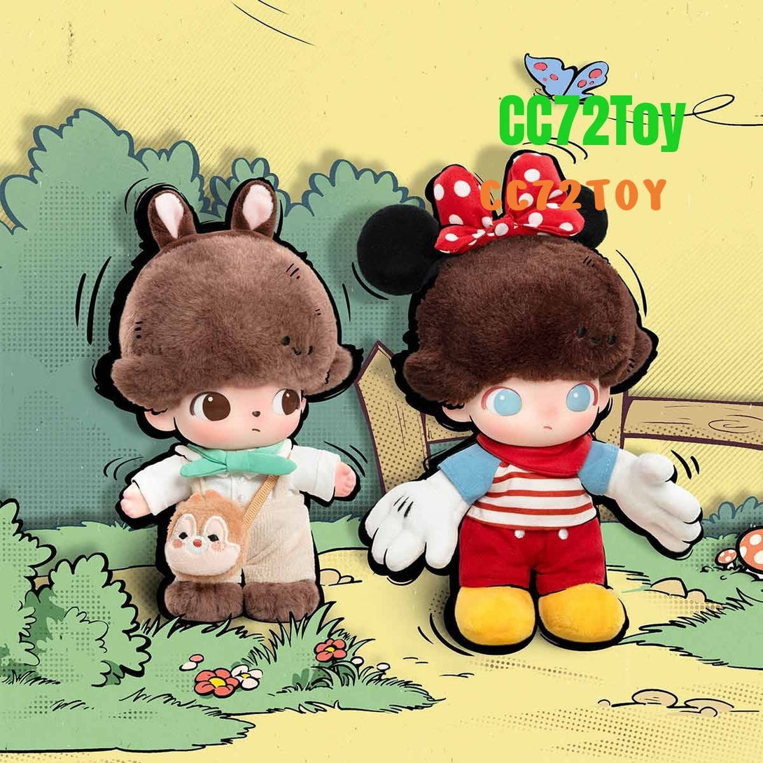 DIMOO WORLD × DISNEY Series-Vinyl Plush Keychain Blind Box - CC72Toy