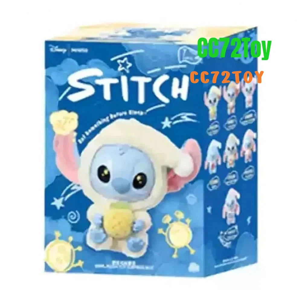 Authentic Miniso Stitch Eat Something Before Sleep Series Vinyl Figure Blind Box - CC72Toy