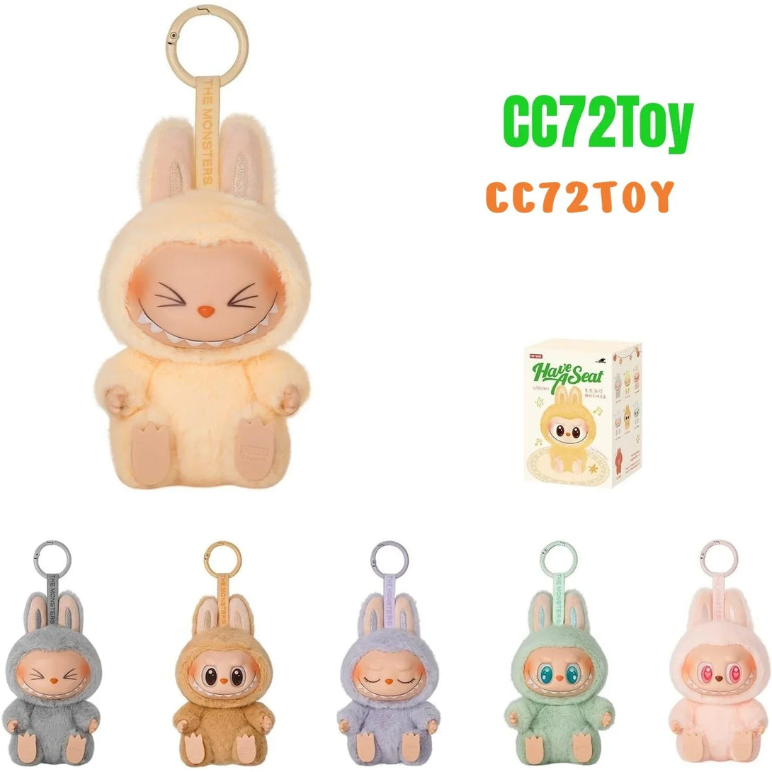 POP MART THE MONSTERS Exciting Macaron V3 Big into Energy V2 Have a Seat Series-Vinyl Plush Pendant Blind Box - CC72Toy
