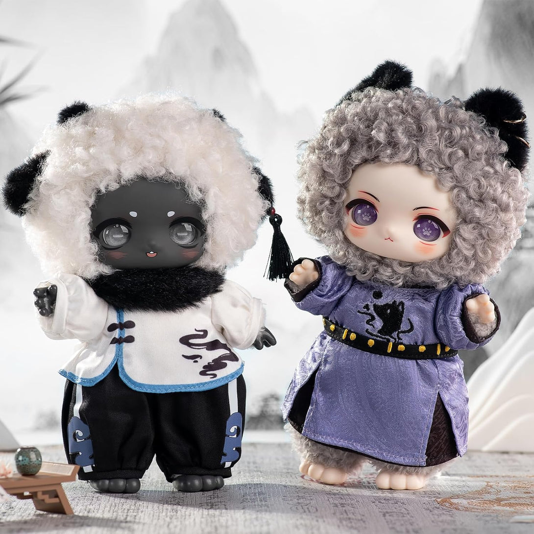 CALEMBOU Plush Doll Blind Box, Nagi Mountain and River Romance Series Mystery Blind Figure, Kawaii 1 of 6 Possible Collectibe Vinyl Plush Toys Birthday Gifts (Mountain and River Romance Series) - CC72Toy