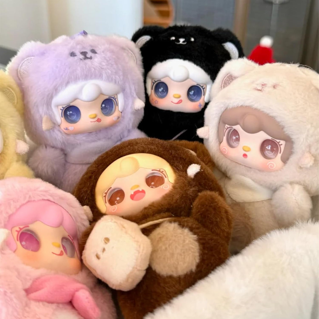 CALEMBOU Plush Blind Box, Cute Yooki Series Random Vinyl Plush Doll, Kawaii Stuffed Mystery Toys Collectible for Birthday Gift (Yooki-YYKXX-1pc) - CC72Toy