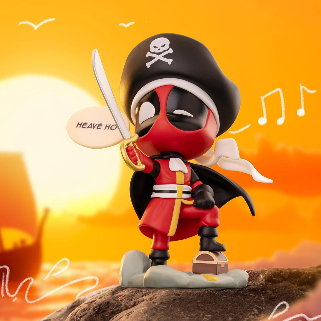 POP MART Marvel Deadpool Series Figures, Random Design Action Figures Collectible Toys Home Decorations, Holiday Birthday Gifts, Single Box - CC72Toy