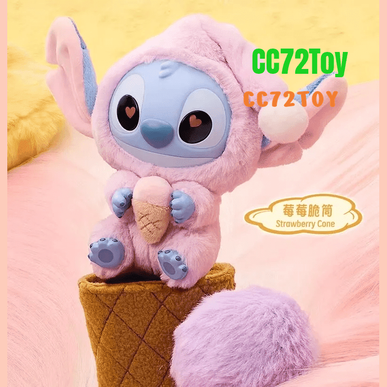 Authentic Miniso Stitch Eat Something Before Sleep Series Vinyl Figure Blind Box - CC72Toy