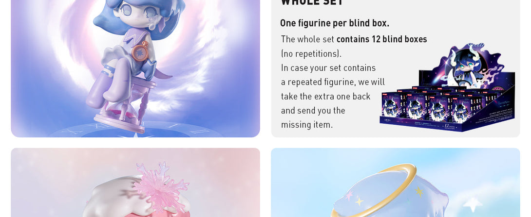 POP MART Azura Fantasy Nature Series Figures, 12PCs Azura Blind Box Figures, Random Design Action Figures Collectible Toys Home Decorations, Holiday Birthday Gifts for Girls and Boys, Whole Set - CC72Toy