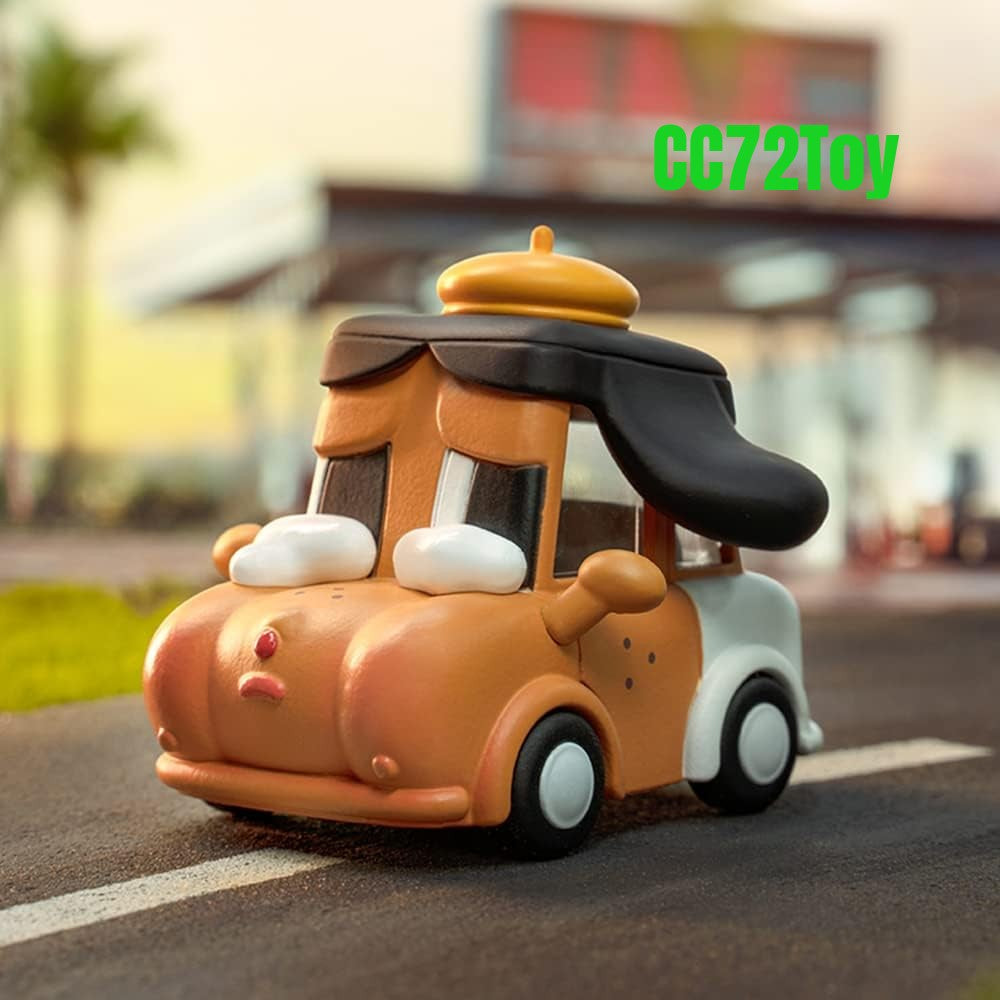 POP MART POPCAR Happy Weekend Series 9PC Exclusive Action Figure Box Toy Bulk Box Popular Collectible Art Toy Cute Figure Creative Gift, for Christmas Birthday Party Holiday - CC72Toy