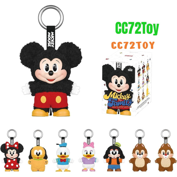 POP MART Mickey Family Cute Together Keychain Series Figures Blind Box - CC72Toy
