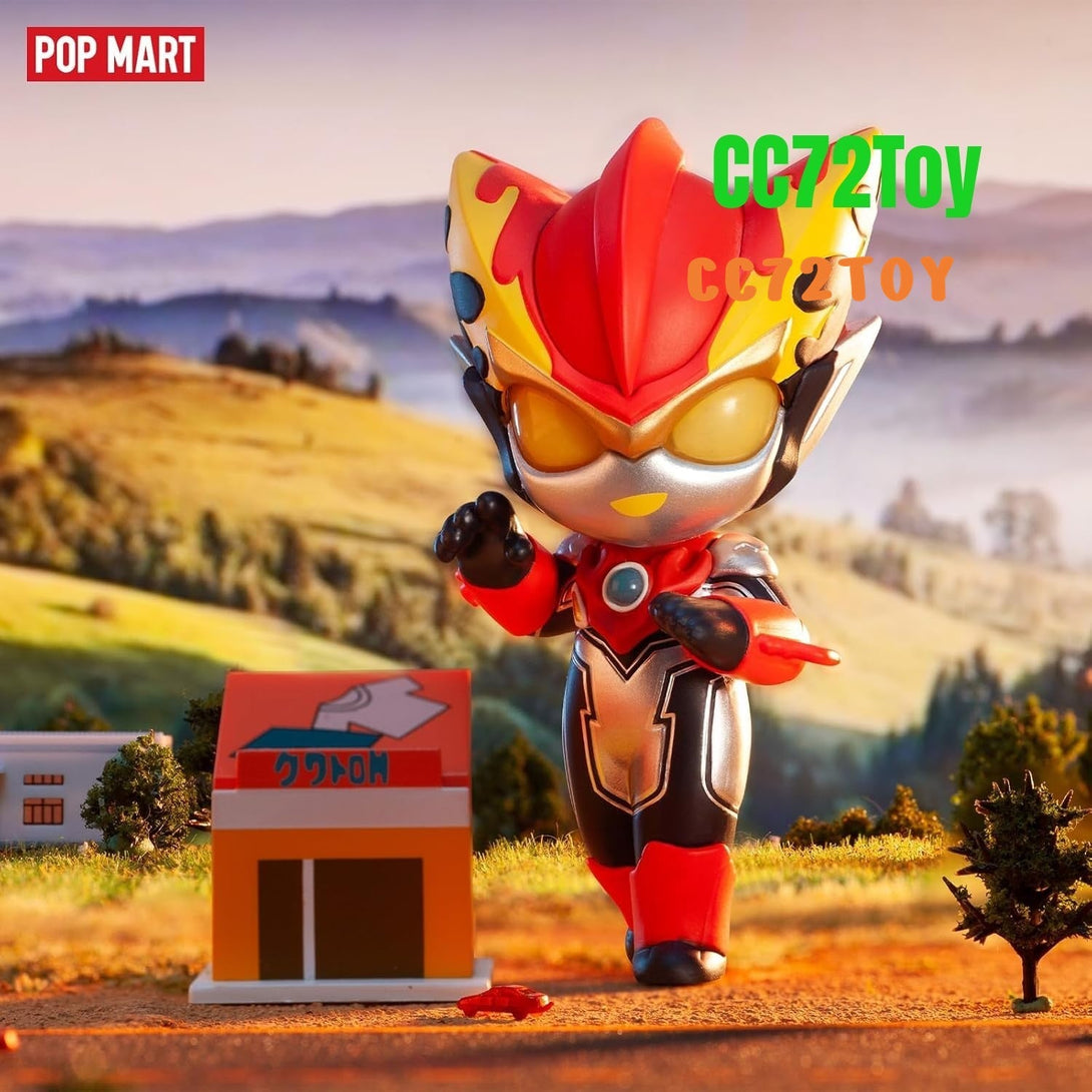POP MART, Ultraman - New Generation Heroes, Action Figure, 9/9 Set, Collection Toys, Random Box, Gift for Birthday Christmas Party Holiday, Home Decoration - CC72Toy