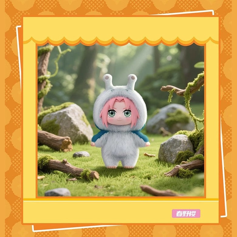 TOPTOY Authentic Naruto Shippuden Cute Beast Party Series Vinyl Plush Blind Box Cute Pendant Birthday Gift