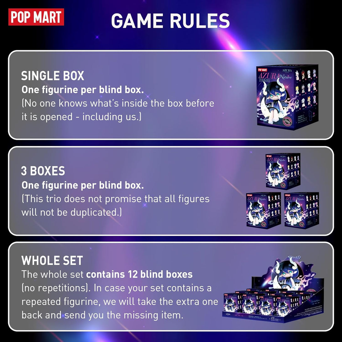 POP MART Azura Fantasy Nature Series Figures, 12PCs Azura Blind Box Figures, Random Design Action Figures Collectible Toys Home Decorations, Holiday Birthday Gifts for Girls and Boys, Whole Set - CC72Toy