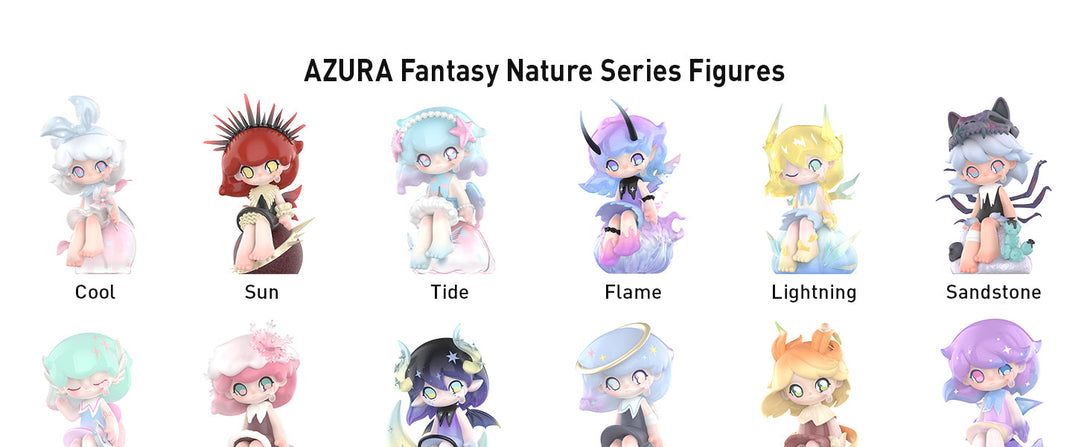 POP MART Azura Fantasy Nature Series Figures, 12PCs Azura Blind Box Figures, Random Design Action Figures Collectible Toys Home Decorations, Holiday Birthday Gifts for Girls and Boys, Whole Set - CC72Toy