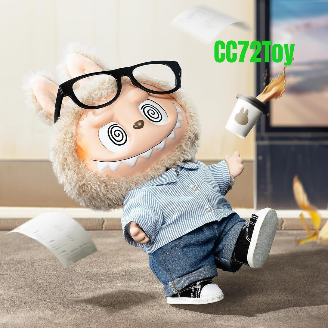 POP MART The Monsters - FLIP with ME Vinyl Plush Doll Action Figure, 15.75 inches Height, Toys for Modern Home Decor, Collectible Toy Set for Desk Accessories, 1PC - CC72Toy