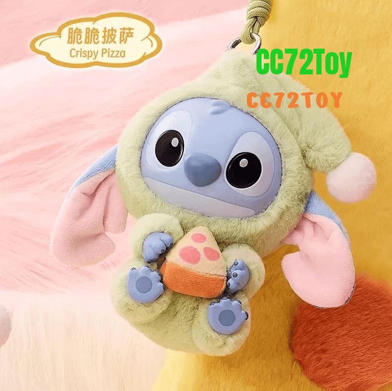 Authentic Miniso Stitch Eat Something Before Sleep Series Vinyl Figure Blind Box - CC72Toy