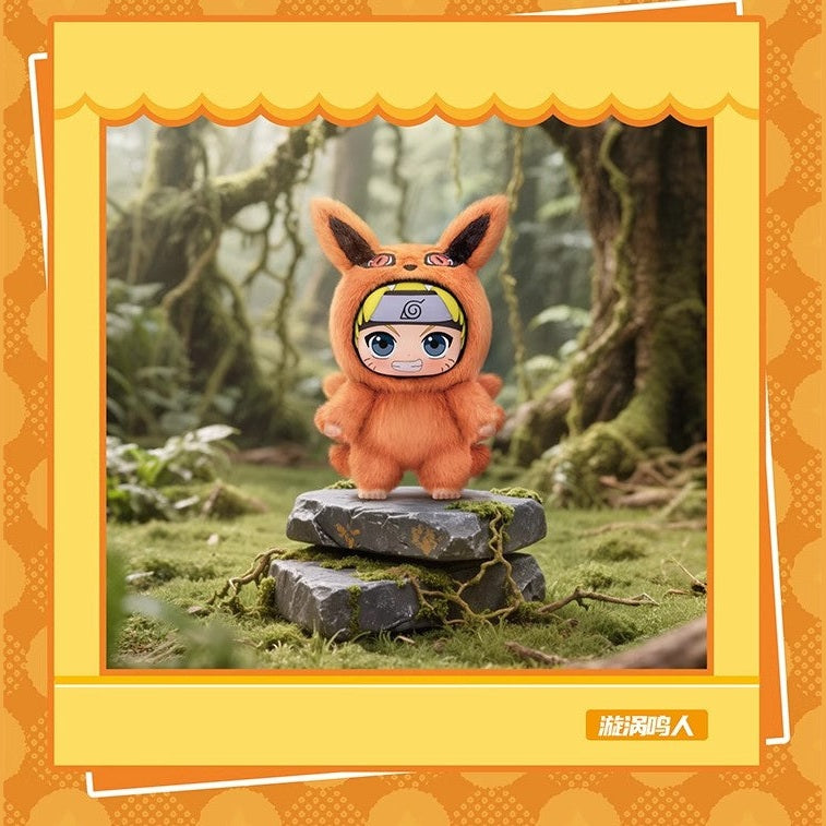 TOPTOY Authentic Naruto Shippuden Cute Beast Party Series Vinyl Plush Blind Box Cute Pendant Birthday Gift