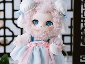 CALEMBOU Plush Doll Blind Box, Nagi Mountain and River Romance Series Mystery Blind Figure, Kawaii 1 of 6 Possible Collectibe Vinyl Plush Toys Birthday Gifts (Mountain and River Romance Series) - CC72Toy