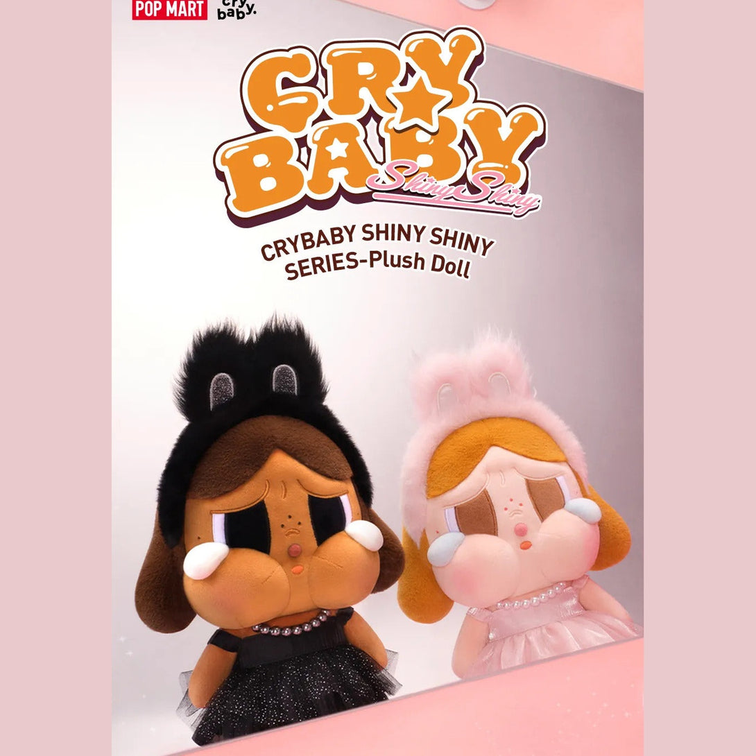 POP MART CRYBABY SHINY SHINY SERIES-Plush Doll (Pink/Black) - CC72Toy