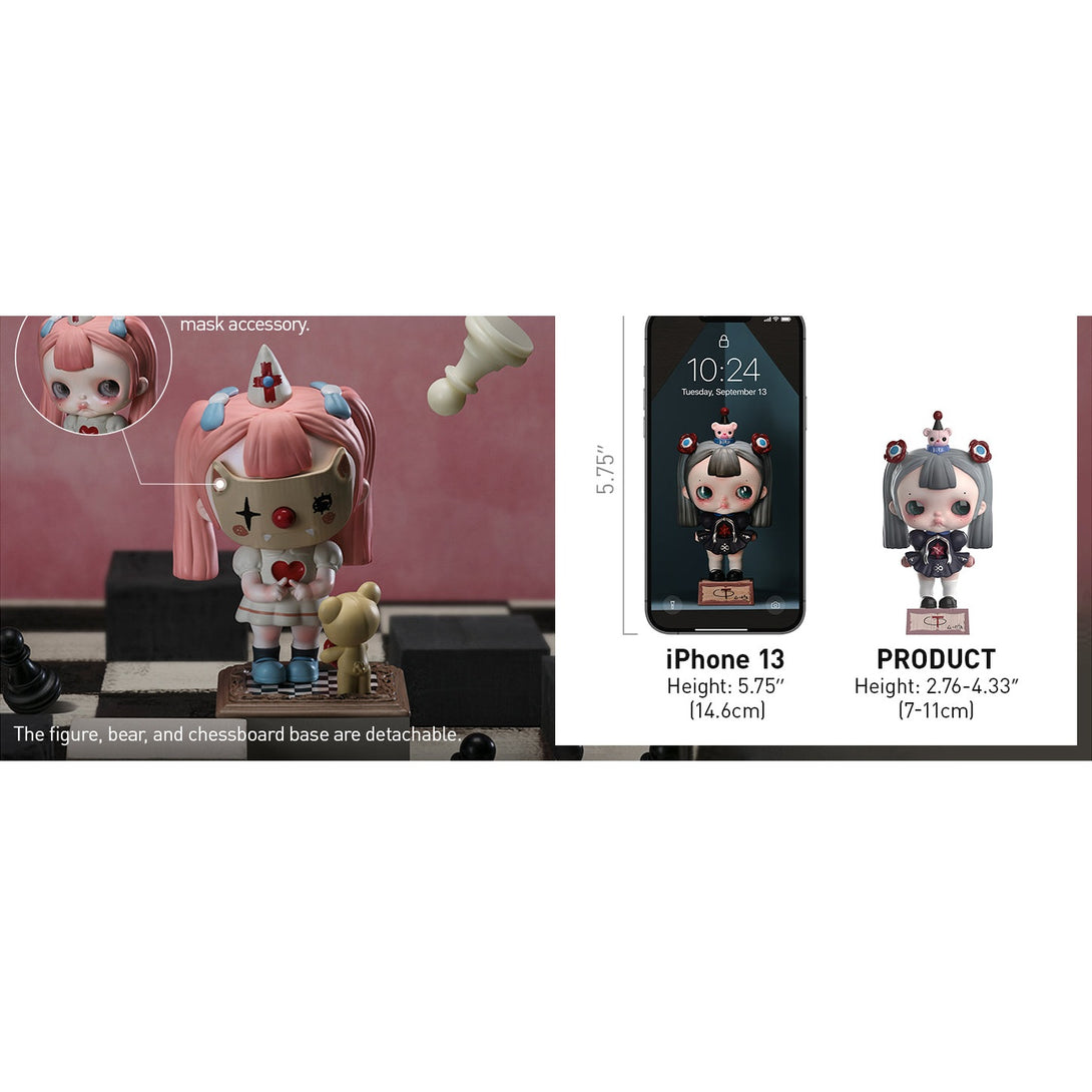 POP MART TINYTINY-Prologue Series Figures Blind Box Figures, Random Design Action Figures Collectible Toys Home Decorations, Holiday Birthday Gifts for Girls and Boys, Single Box - CC72Toy