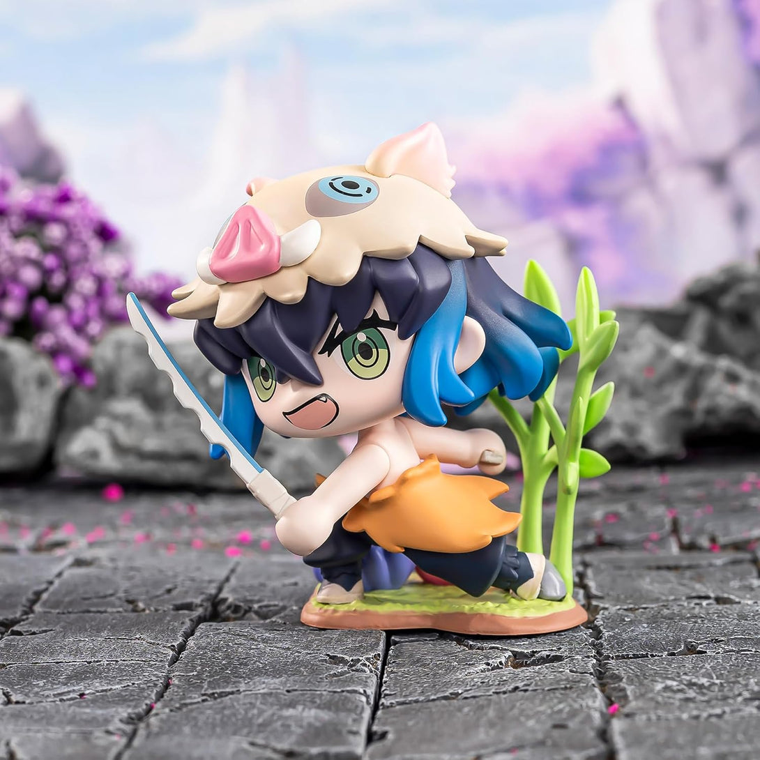 POP MART Demon Slayer Birth Flower Series Figures, Blind Box Figures, Random Design Action Figures Collectible Toys Home Decorations, Holiday Birthday Gifts, Single Box - CC72Toy