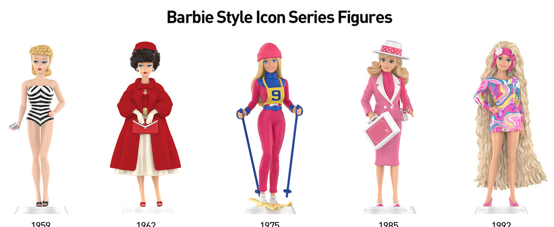 POP MART Barbie Style Icon Series Figures, Blind Box Figures, Random Design Action Figures Collectible Toys Home Decorations, Single Box - CC72Toy