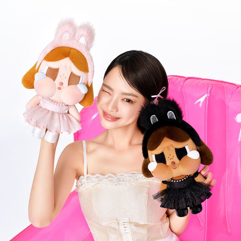 POP MART CRYBABY SHINY SHINY SERIES-Plush Doll (Pink/Black) - CC72Toy