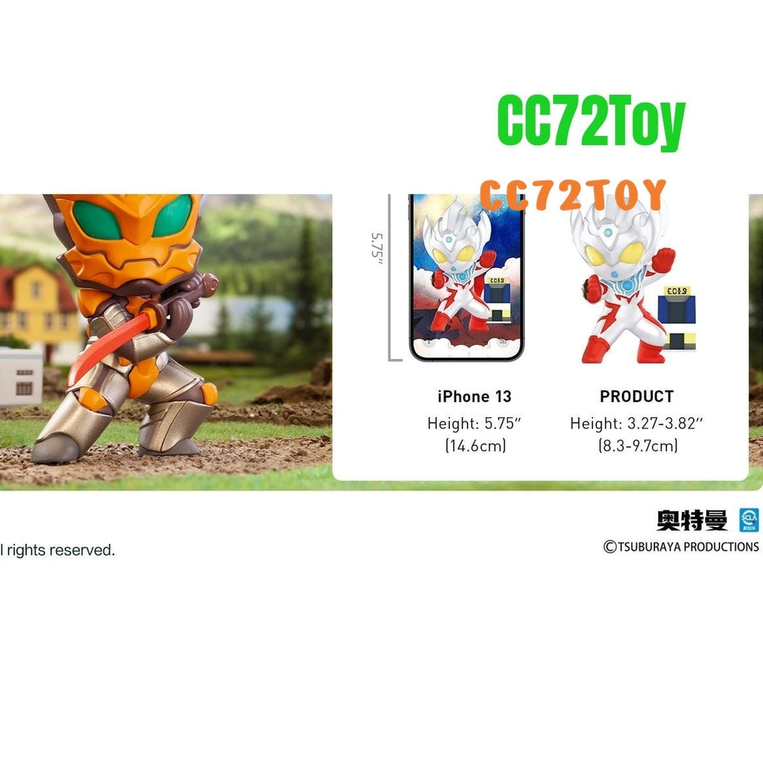 POP MART, Ultraman - New Generation Heroes, Action Figure, 9/9 Set, Collection Toys, Random Box, Gift for Birthday Christmas Party Holiday, Home Decoration - CC72Toy