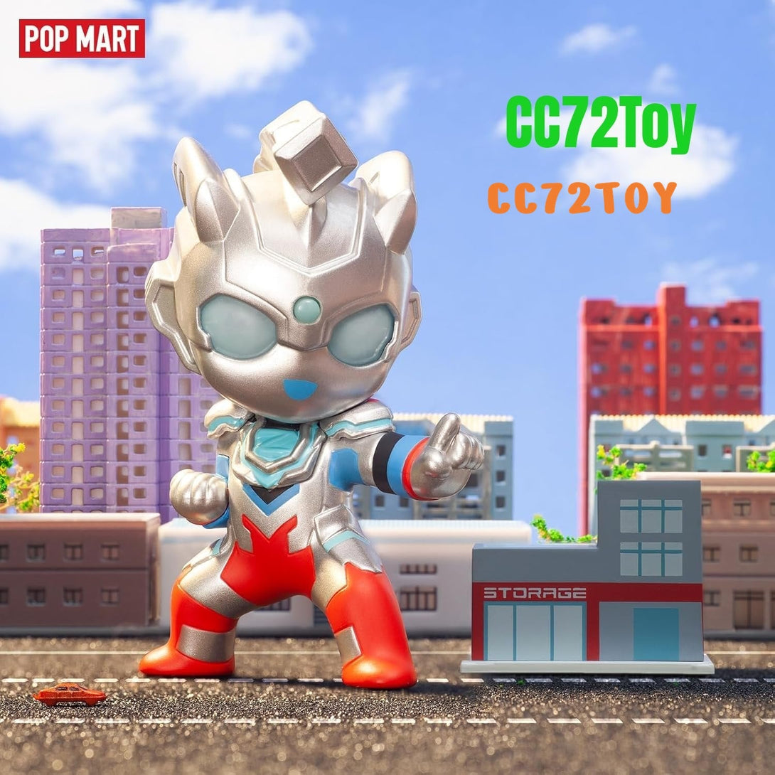 POP MART, Ultraman - New Generation Heroes, Action Figure, 9/9 Set, Collection Toys, Random Box, Gift for Birthday Christmas Party Holiday, Home Decoration - CC72Toy