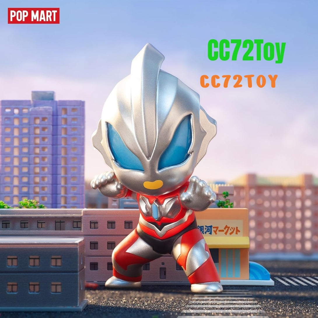 POP MART, Ultraman - New Generation Heroes, Action Figure, 9/9 Set, Collection Toys, Random Box, Gift for Birthday Christmas Party Holiday, Home Decoration - CC72Toy