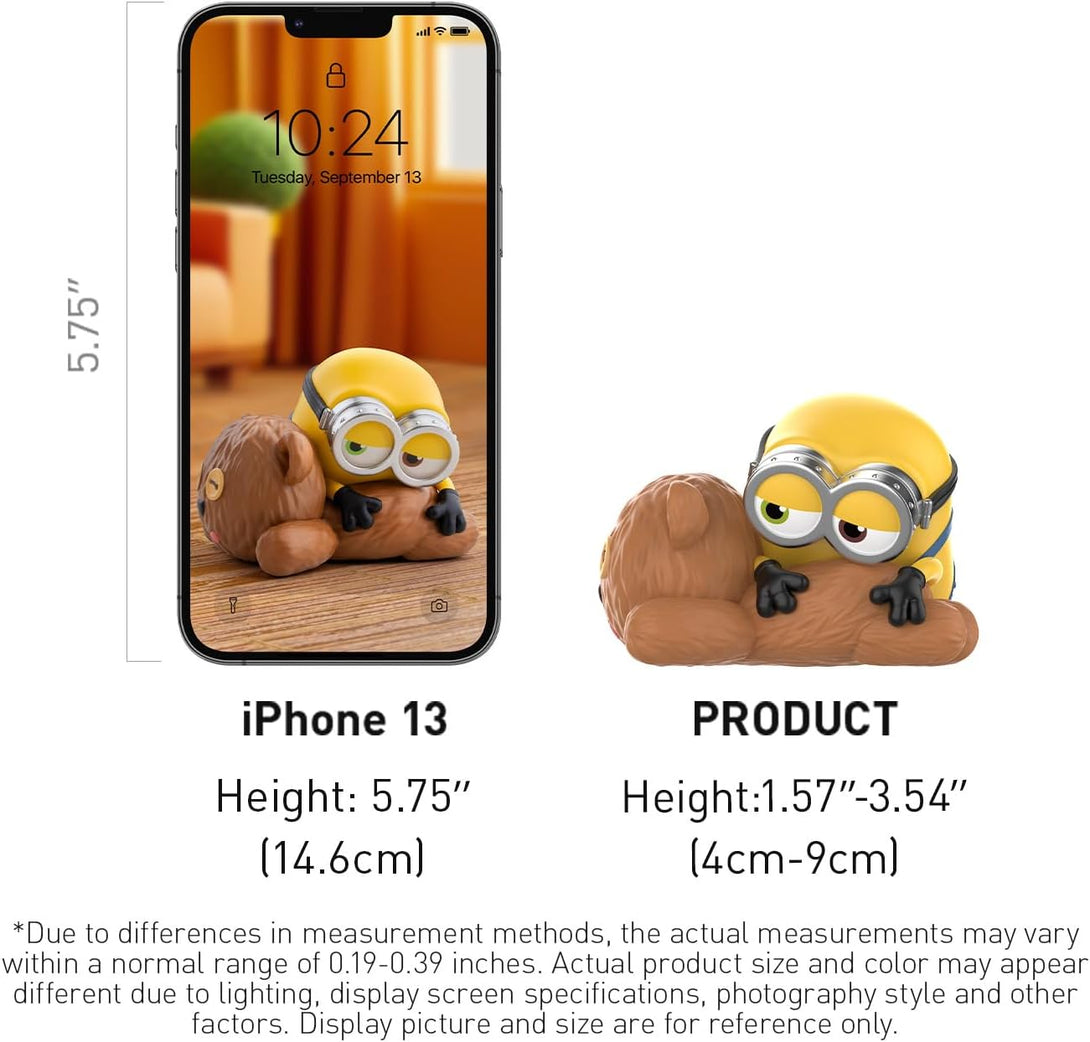 POP MART Minions Lazy Every Day Series Figures, Blind Box Figures, Random Design Action Figures Collectible Toys Home Decorations, Holiday Birthday Gifts, Single Box - CC72Toy
