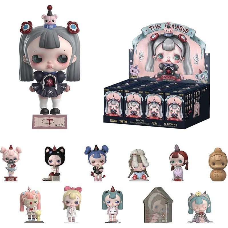 POP MART TINYTINY-Prologue Series Figures Blind Box Figures, Random Design Action Figures Collectible Toys Home Decorations, Holiday Birthday Gifts for Girls and Boys, Single Box - CC72Toy