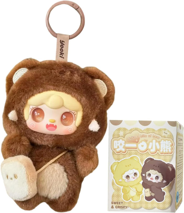 CALEMBOU Plush Blind Box, Cute Yooki Series Random Vinyl Plush Doll, Kawaii Stuffed Mystery Toys Collectible for Birthday Gift (Yooki-YYKXX-1pc) - CC72Toy