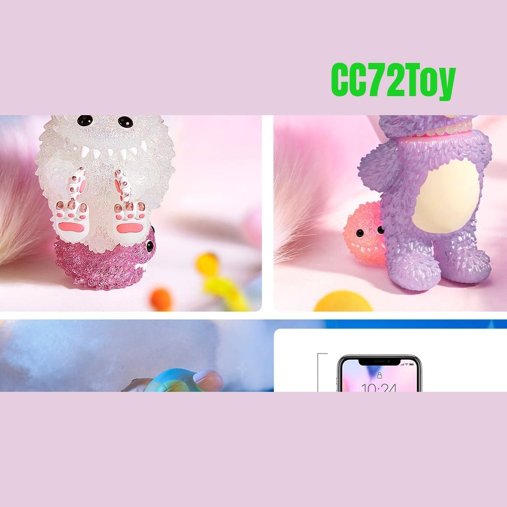 POP MART INSTINCTOY Muckey Dreamy Life Series, 12PCs Muckey Blind Box Figures, Random Design Action Figures Collectible Toys Home Decorations, Holiday Birthday Gifts for Boys and Girls, Whole Set - CC72Toy