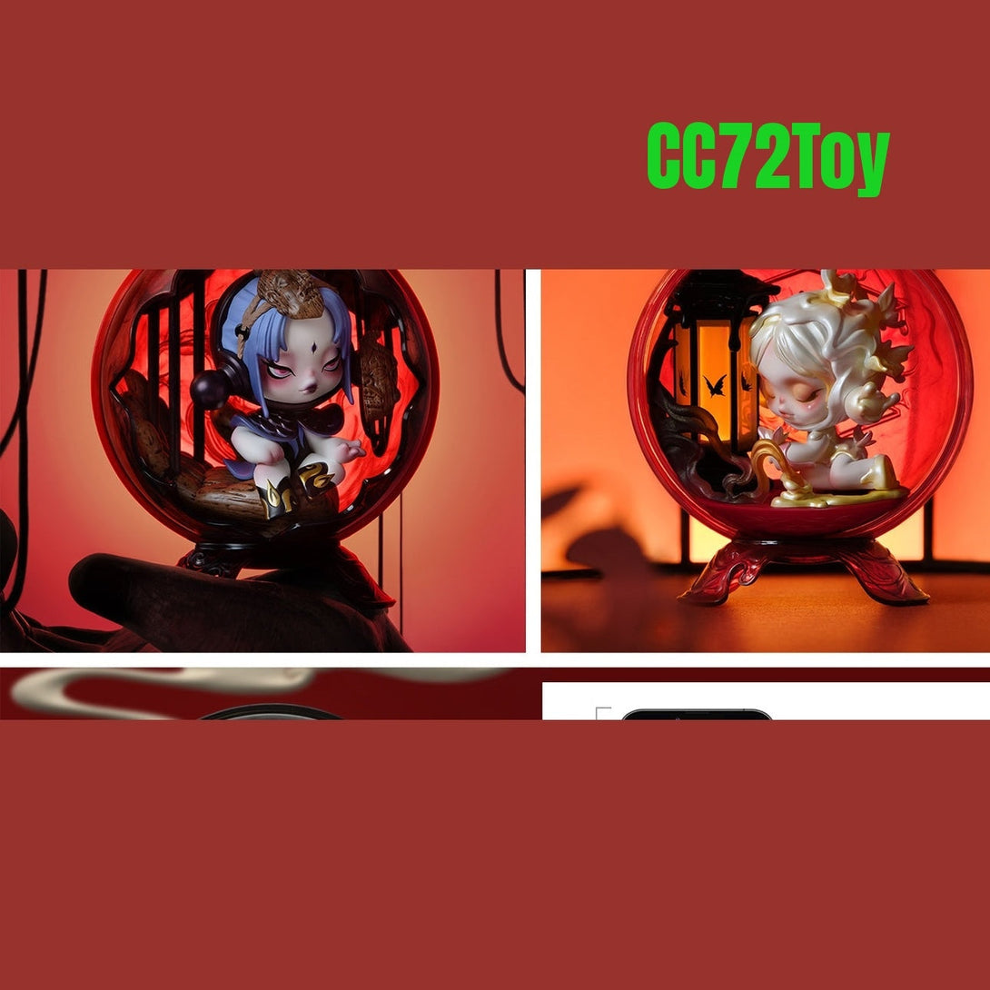 POP MART SKULLPANDA The Mirage Series Figures Blind Box Figures, Random Design Mystery Toys - CC72Toy