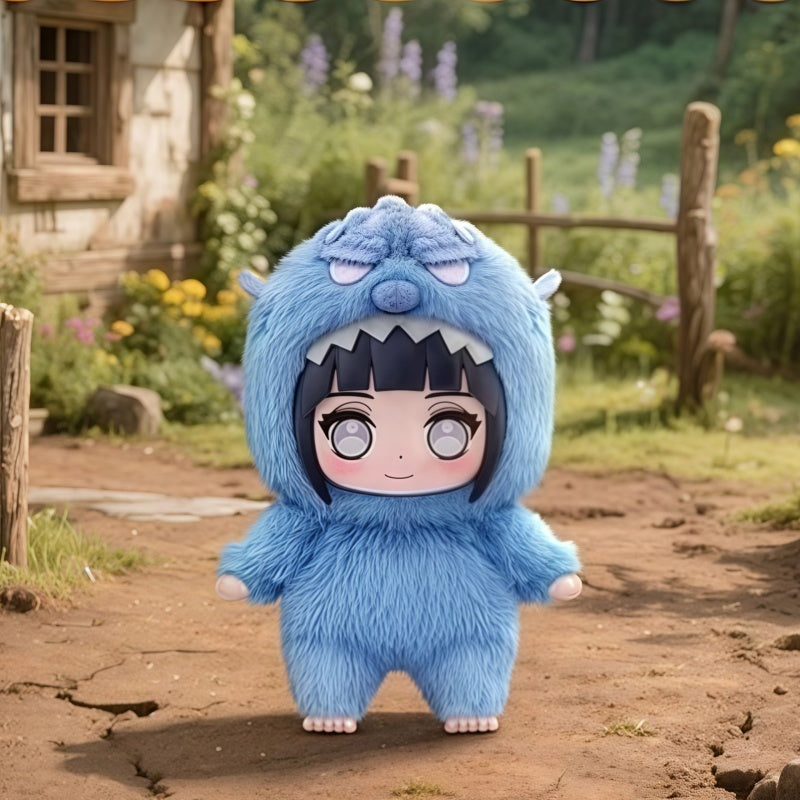 TOPTOY Authentic Naruto Shippuden Cute Beast Party Series Vinyl Plush Blind Box Cute Pendant Birthday Gift